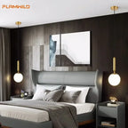 Mid-Century Modern Glass Ball Pendant Light