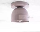 Compact Iron Ceiling Light with Dome Shade