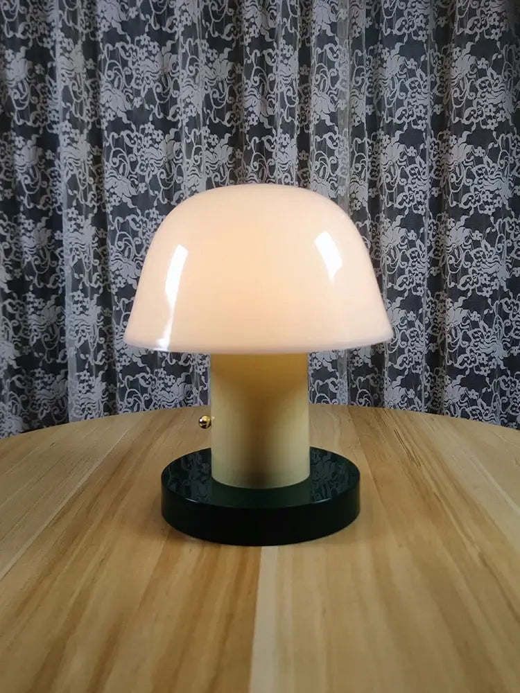 Cordless Mushroom Table Lamp – Stylish Rechargeable Night Light