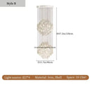 70s Retro Shell Multi-String Light Pendant with luxurious shell design and measurements 47.2in height, 15.7in width.