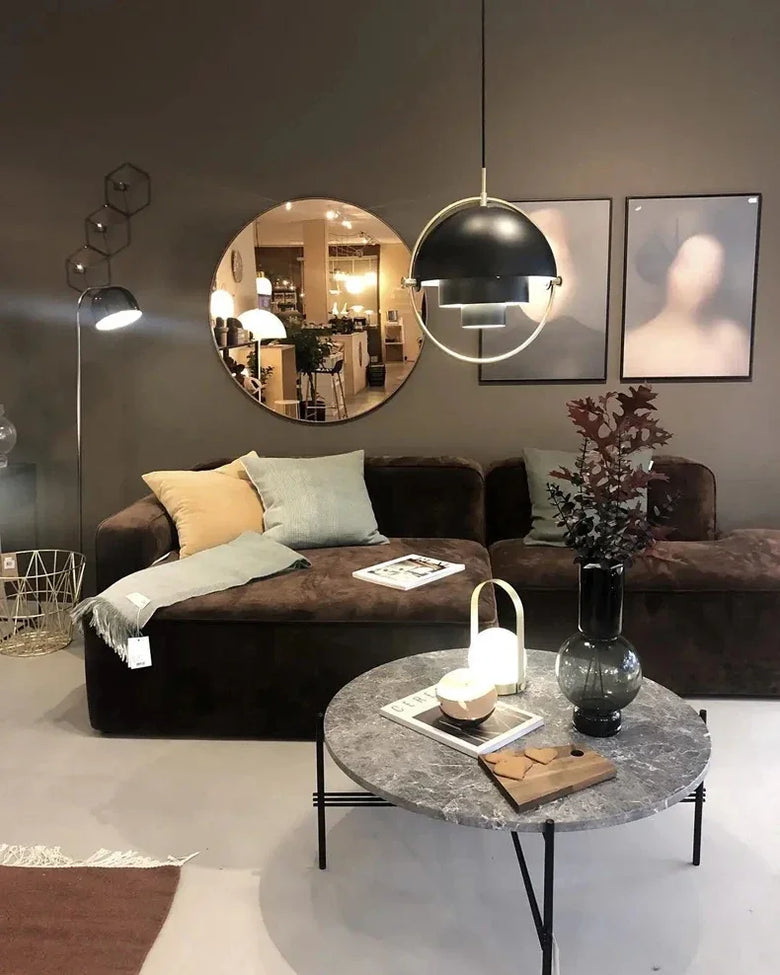 Geometric Halo Pendant Light