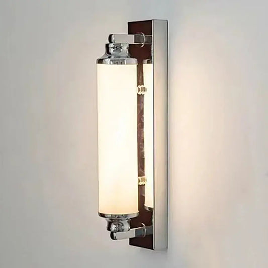 Steel & Glass Modern Wall Light – Sleek Contemporary Sconce