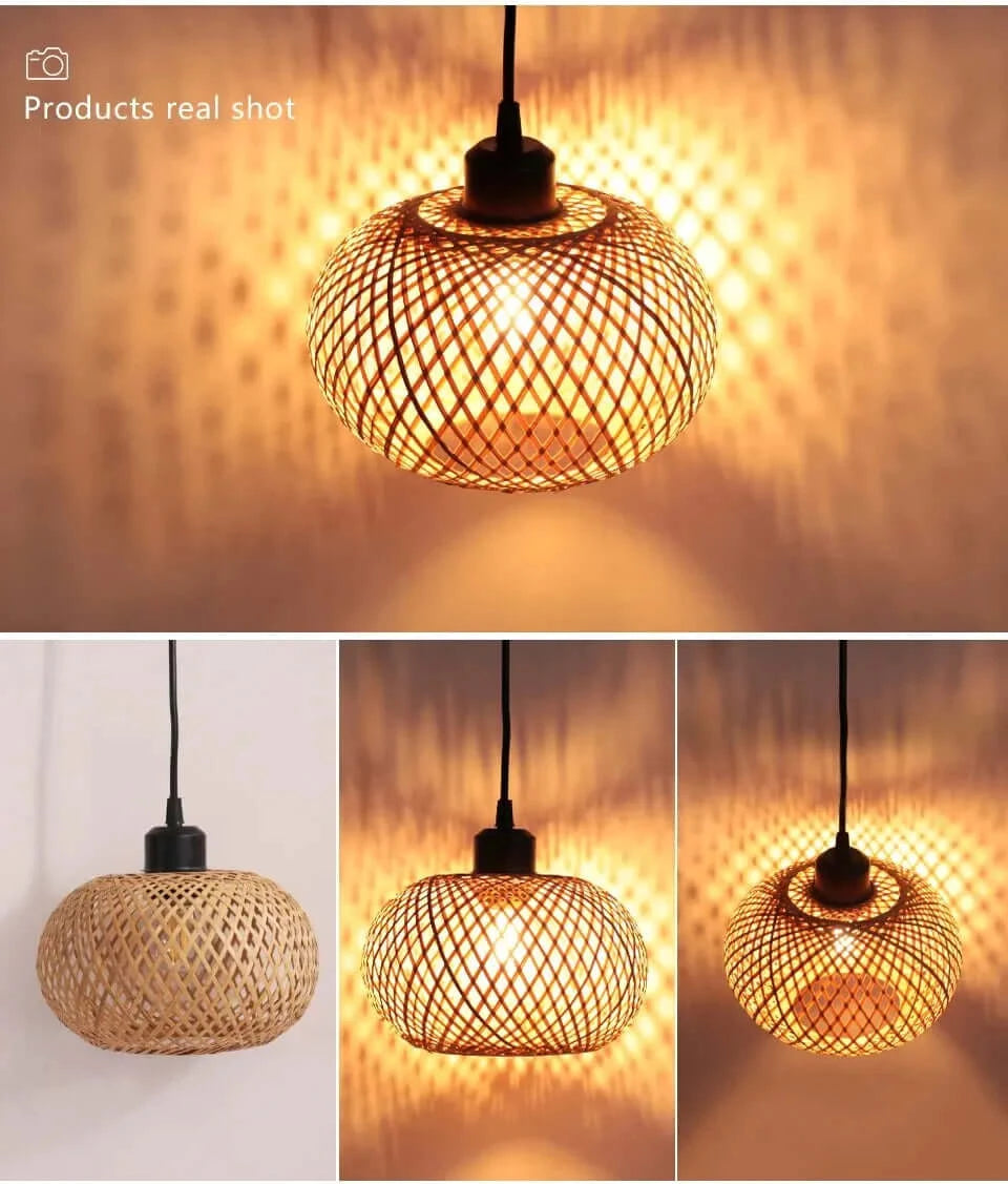 Ceiling Light Fixtures, Ceiling Light Fixtures, Ceiling Light Fixtures, Chic Mid-Century Rattan Chandeliers