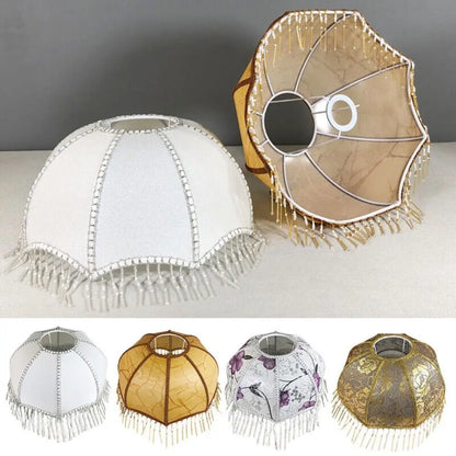 French Classic Vintage Tassel Lamp Shade