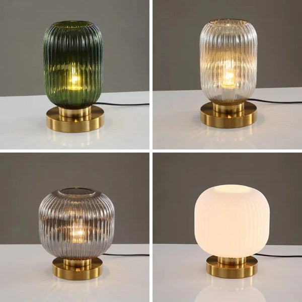 Luminaires de table en verre nordiques modernes