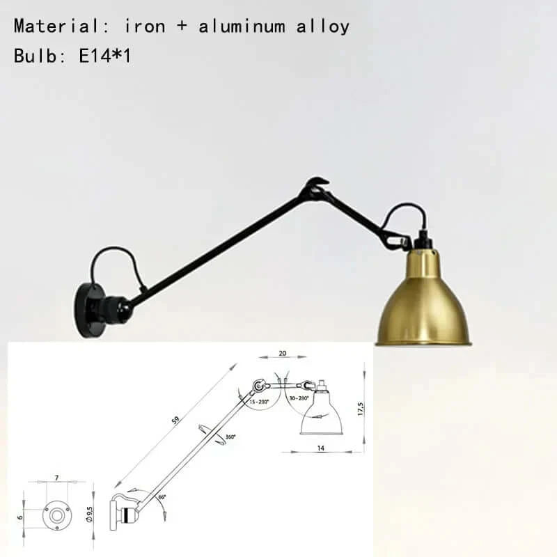 Wall Light Fixtures, Wall Light Fixtures, Wall Light Fixtures, Wall Mounted Architect Lamp: comes in 6 different colours.