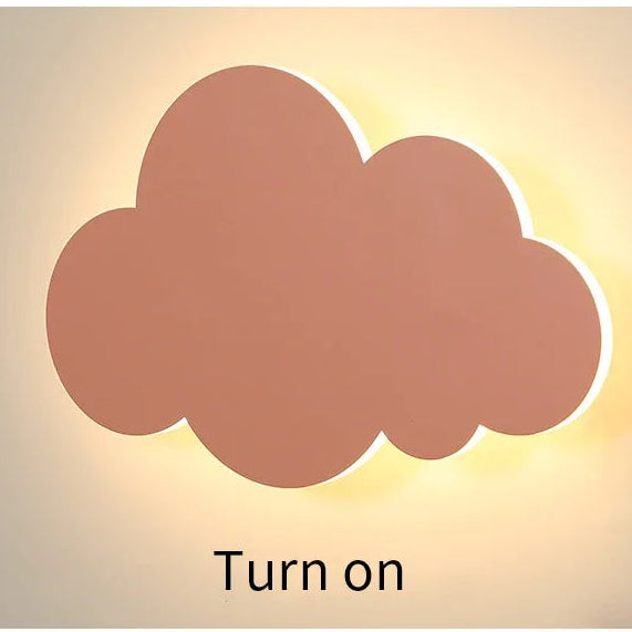 Cloud Wall Light with Pull Cord - Battery powered