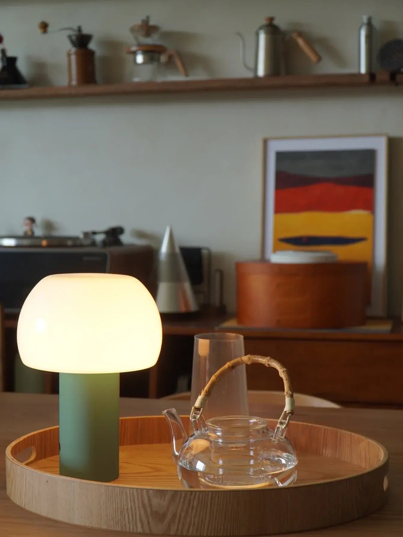 Modern Mushroom LED Table Lamp - Stylish & Portable