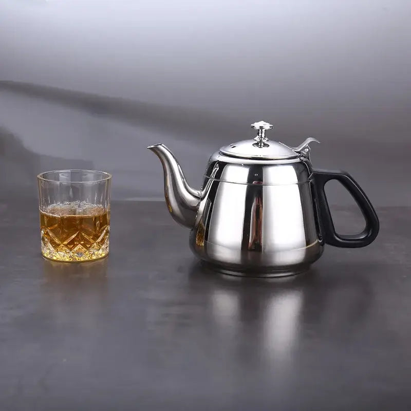 Stylish Electroplated Stainless Steel Teapot - 1.2L, 1.5L, 2L