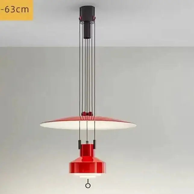 Bauhaus Balanced Pendant Light with Metal Shade