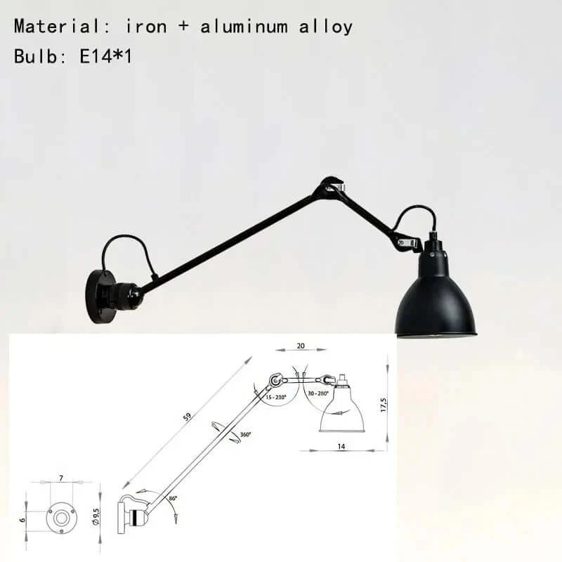 Wall Light Fixtures, Wall Light Fixtures, Wall Light Fixtures, Wall Mounted Architect Lamp: comes in 6 different colours.