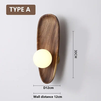 Wall Light Fixtures, Wall Light Fixtures, Wall Light Fixtures, Vintage Walnut Wall Light