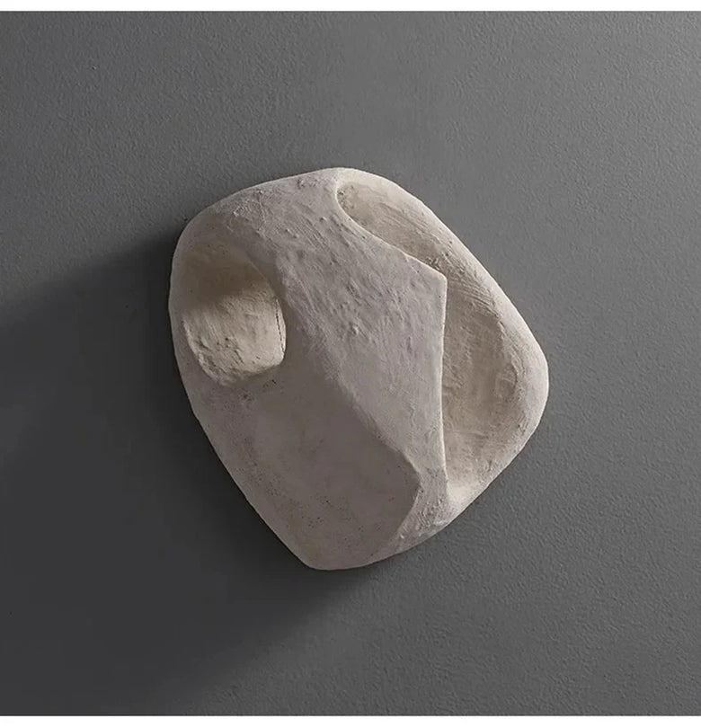 Organic Zen Stone LED Wall Light for Warm Ambient Glow