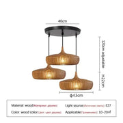 Wood color 3 disc