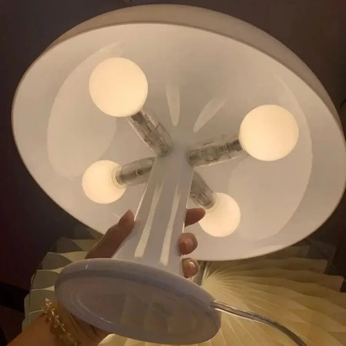 Italian 60s Lamp showcasing modern minimalist design and soft ambient lighting.