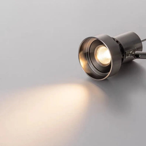 Adjustable, Rotatable Brushed Nickel Spotlight