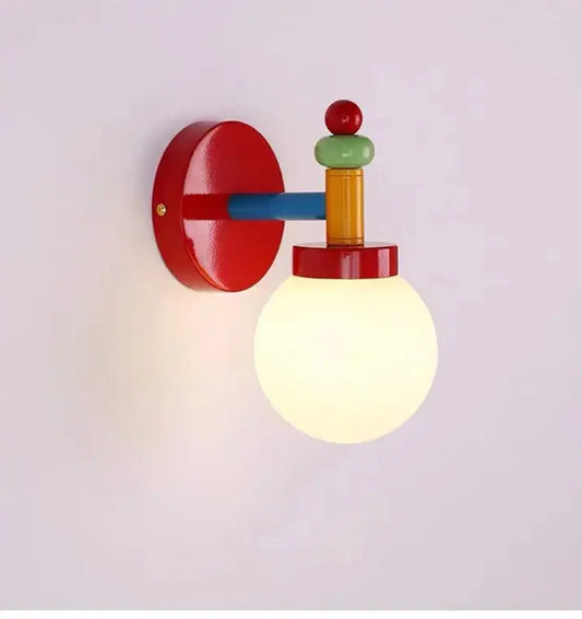 Lego like playful and colourful wall light