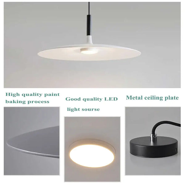 Sleek, Modern Led Pendant Lamps showcasing minimalist design and high-quality materials, ideal for contemporary interiors.