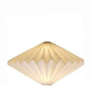 Elegant Origami-Inspired Paper Lantern in a modern minimalist design, showcasing creative folded shapes and lighting appeal.