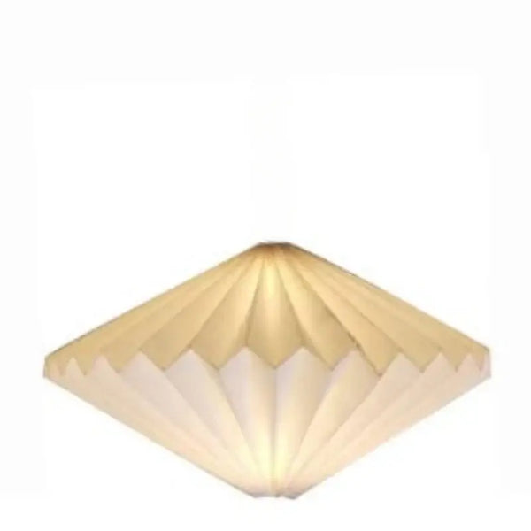 Elegant Origami-Inspired Paper Lantern in a modern minimalist design, showcasing creative folded shapes and lighting appeal.