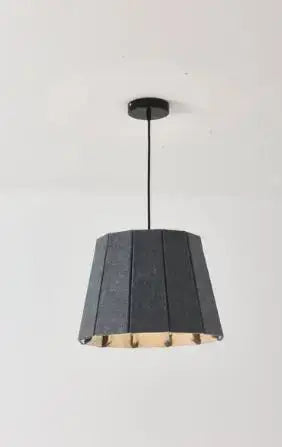 Modern Felt Pendant Lamp with Stitch Detail – Colourful Lighting