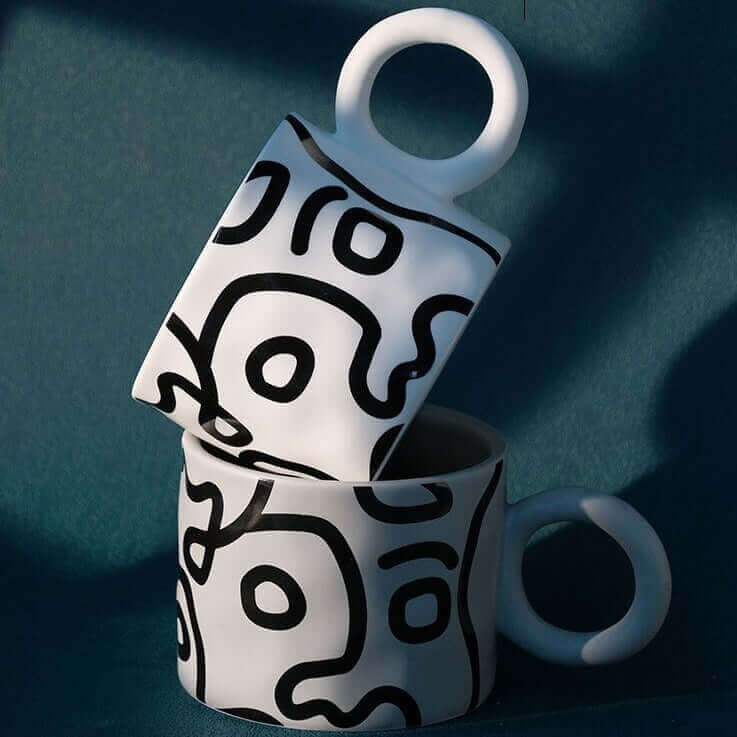 Matisse Mug: Unique 400ml Artistic Ceramic Drinkware