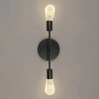 Double Wall Lights - Modern Brushed Brass Design