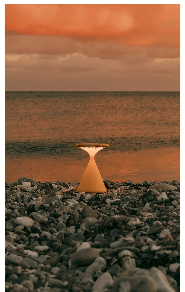 Designer Rechargeable Table Lamp for Bedroom Living Room Sofa Side Study Bedside Modern Luxurious High-end Feeling LED Light