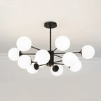 Elegant Mid-Century Pendant Light – 8 or 12 Heads