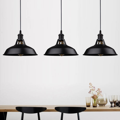 Industrial Metal Dome Pendant Light