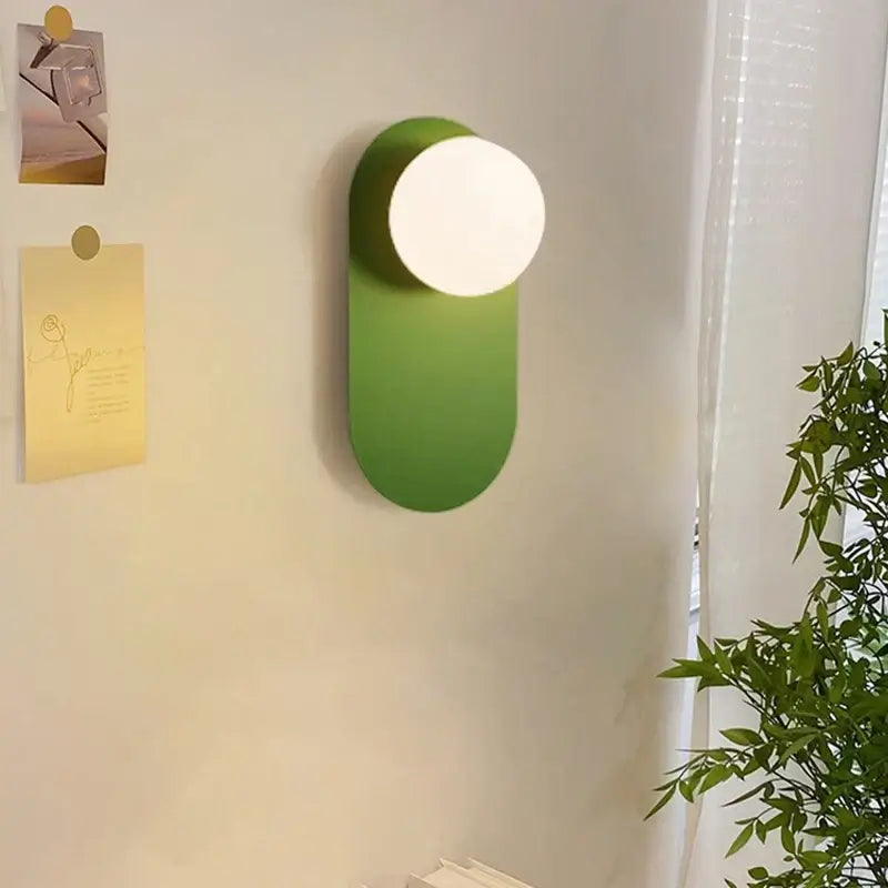 70s-Inspired Metal & Glass Sconce Elegance