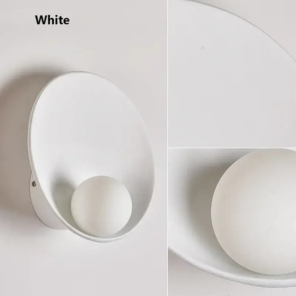 Resin Wall-Mounted Bathroom Light featuring a sleek design with white frosted glass and modern finish.
