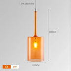Neo Transparent Light Fixture: Elegant Scandinavian Design