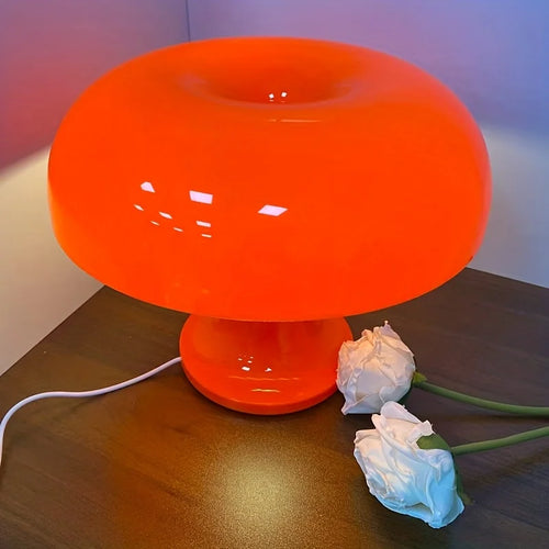 Italian 60's Retro Mushroom Table Lamp - USB Rechargeable