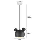 Cartoon Mouse Lamp Shade with playful design and dimensions; perfect for children's rooms and modern decor.