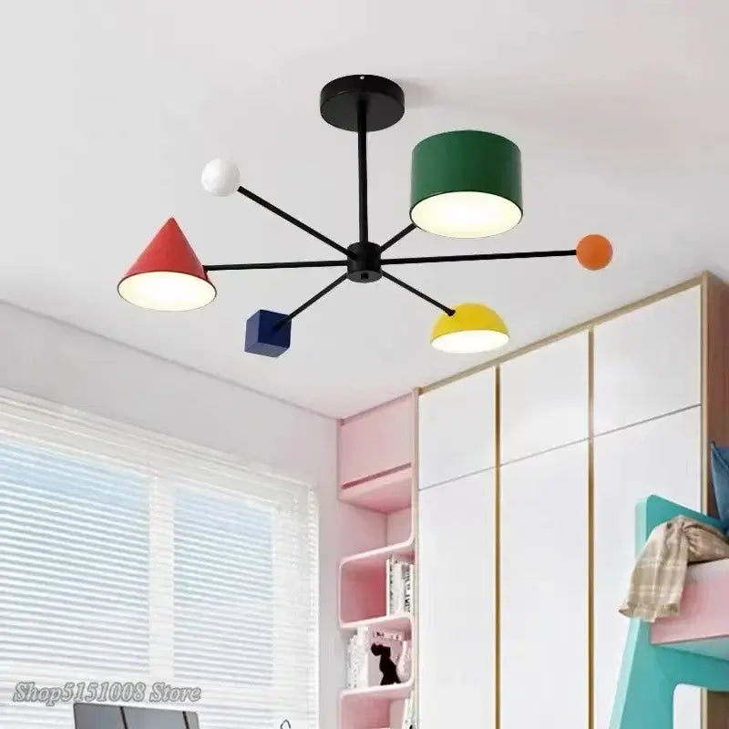 Mid-Century Modern Colourful Ceiling Lamp
