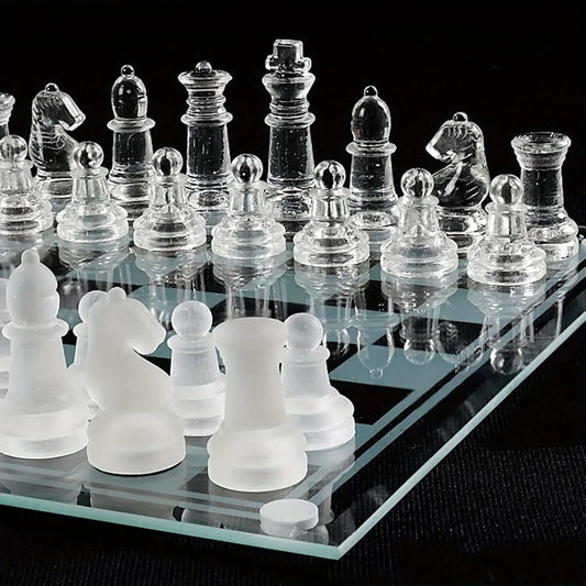 Glass Chess Set - Modern and Timeless Design