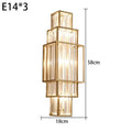 Modern Art Deco Crystal Wall Lamp – Luxurious Geometric Design with elegant gold frames and crystal-clear glass.
