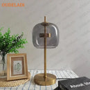 Czech Design Desk Lamps with Glass Shade featuring a modern design and elegant glass shade.