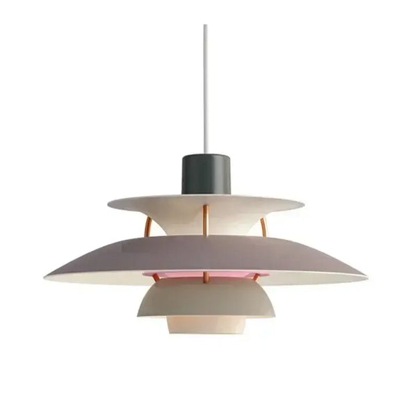 Classic Nordic Designer Pendant Lights Available in 3 different sizes, featuring a layered design and adjustable cord.