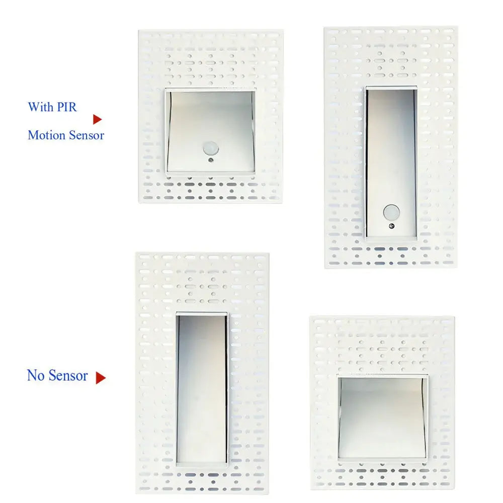 Recessed Staircase Wall Lamp - PIR Motion Sensor