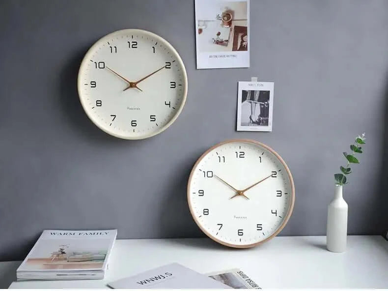 Wall Clocks, Wall Clocks, Wall Clocks, Nordic Minimalist Wooden Wall Clock for Modern Homes