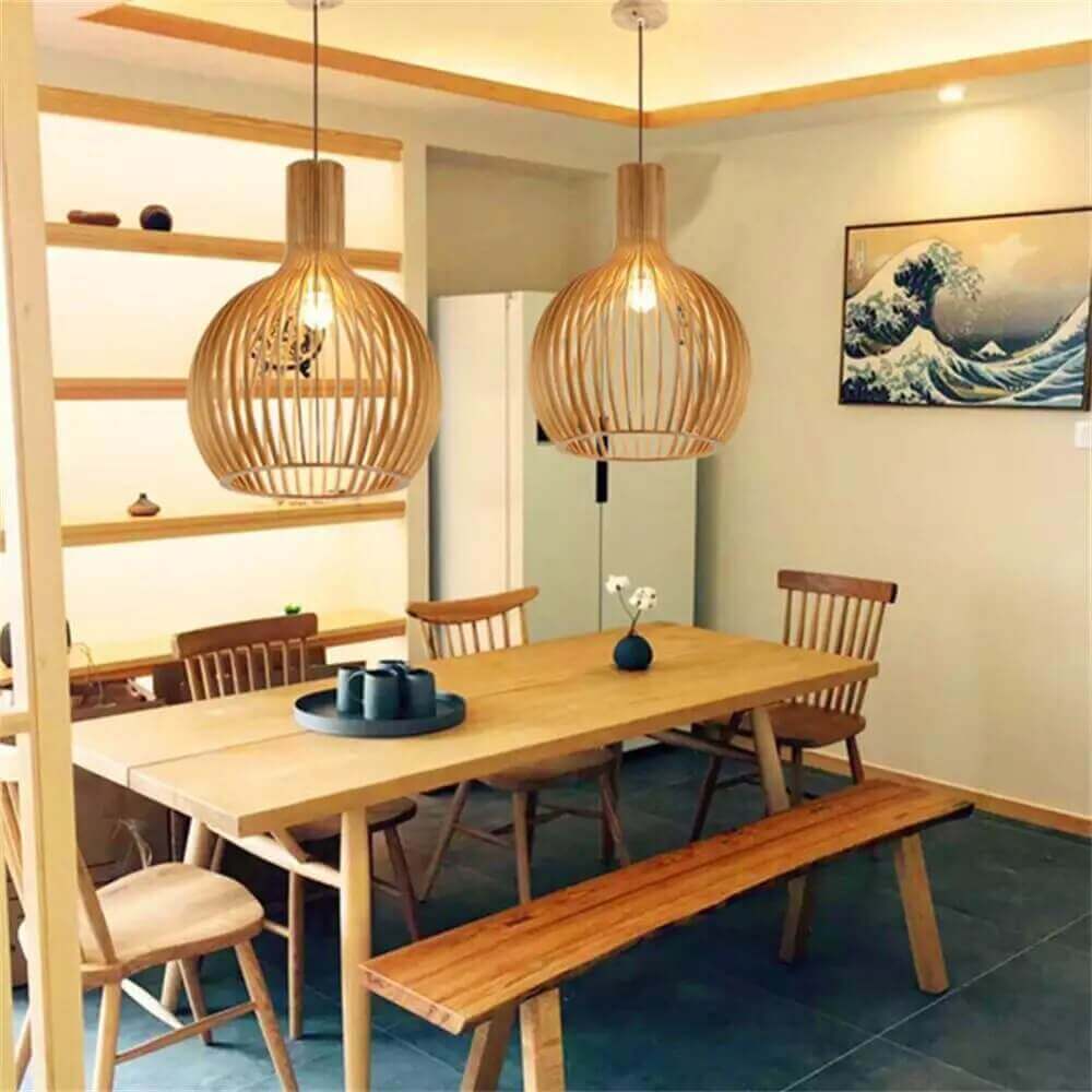 Modern cage best sale pendant light