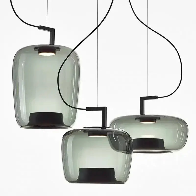 Nordic Simple Glass Chandeliers Designer Led Pendant Lamps For Living Room Bedroom Cafe Home Decor Lighting Suspension Luminaire