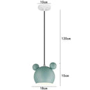 Cartoon Mouse Lamp Shade with a modern design, featuring macaron colors and playful mouse ears, ideal for children's rooms.
