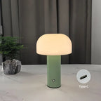 Rechargeable LED Mushroom Lamp – Touch Dimmable