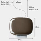 Modern Glass Pendant Light - Italian-LED Design