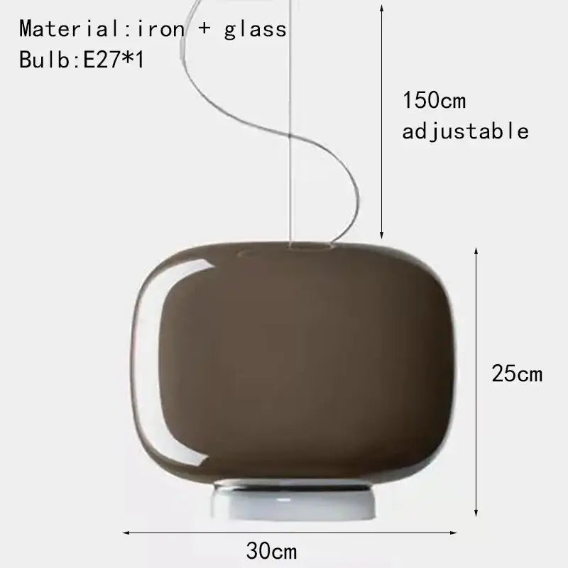 Modern Glass Pendant Light - Italian-LED Design