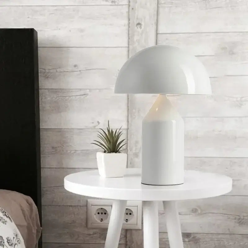 Luxurious Gold Mushroom Table Lamp I Black or White