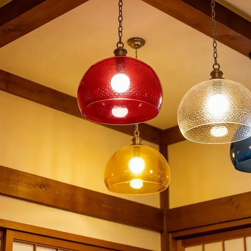 Colourful Transparent Acrylic Pendant Light